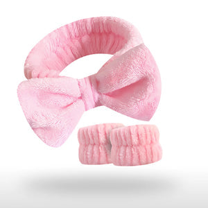 Lunea – Plush Headband & Wristband Set